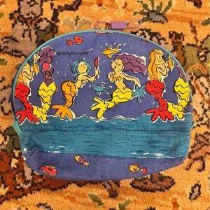 Vintage Sally Huss Makeup Bag- New